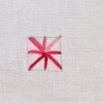 completed algerian eye stitch