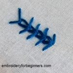 finished wheatear stitch