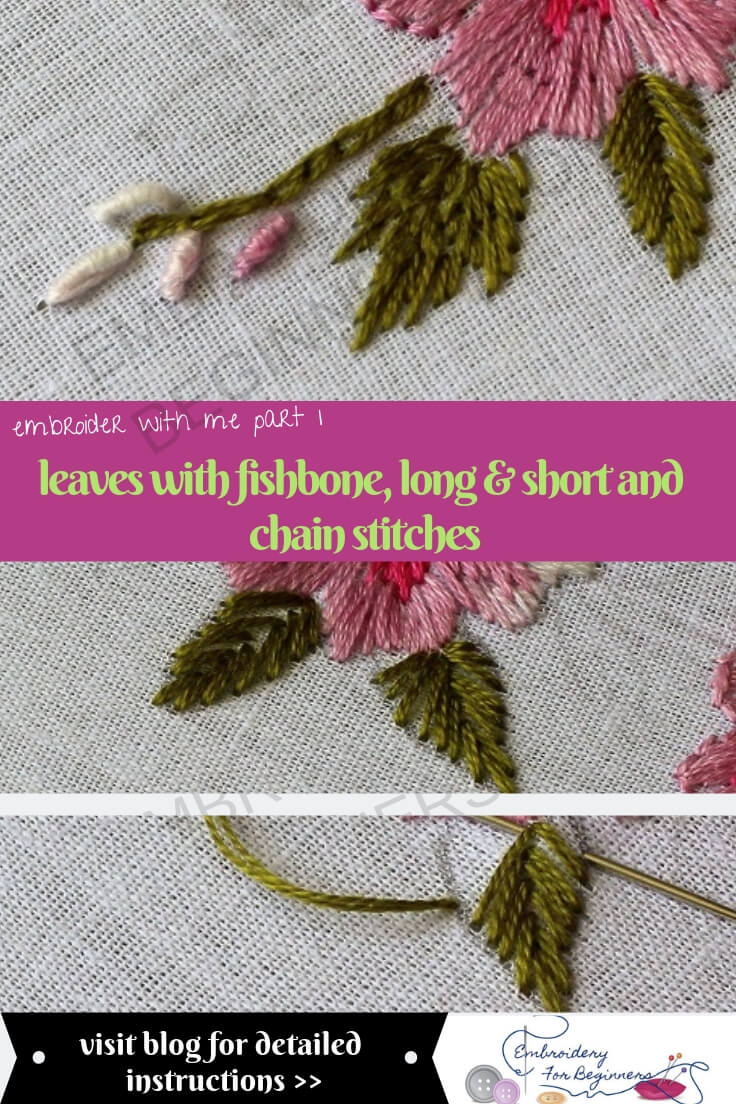 learn to embroider with me part 2