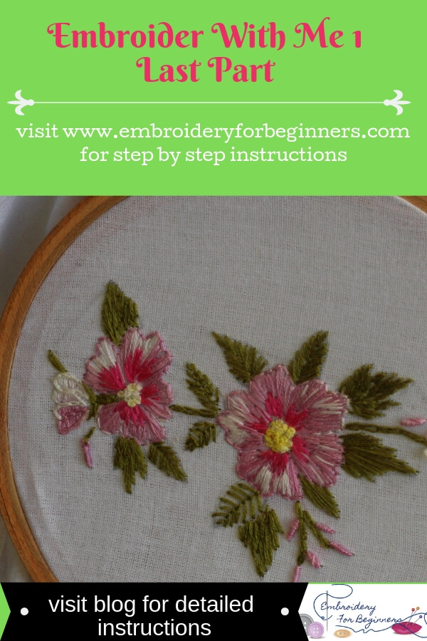 visit blog for detailed instructions to embroider with me