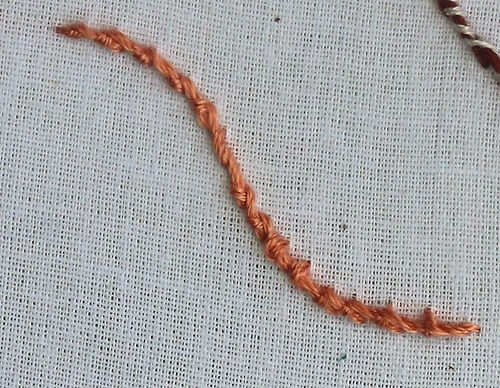 Portuguese Stem Stitch