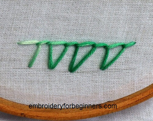 closed blanket stitch