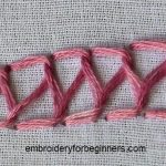 closed feather stitch