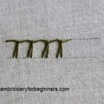 german knotted blanket stitch