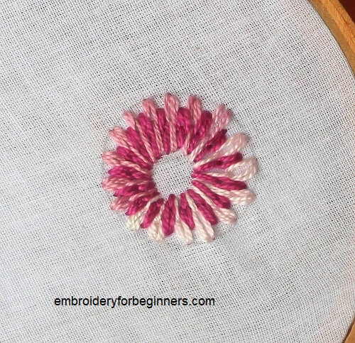 long tailed chain stitch