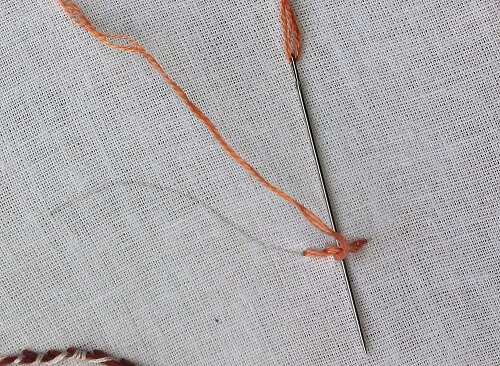 looping the thread the second time