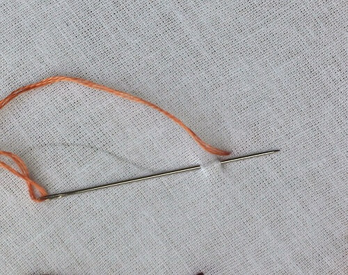 starting portuguese stem stitch