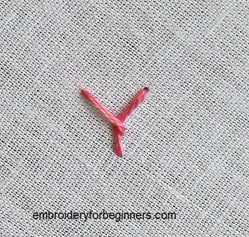 twisted fly stitch
