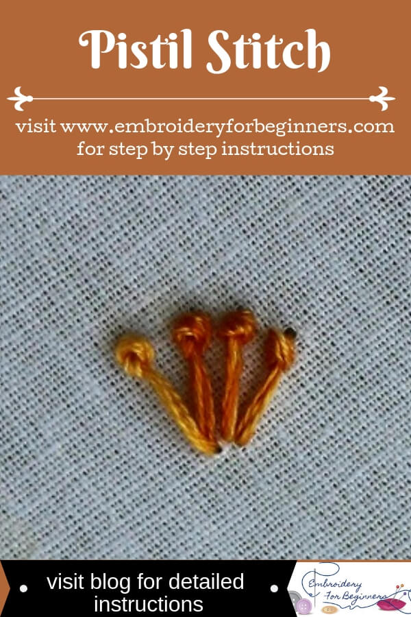 visit blog for detailed instructions for working the pistil stitch