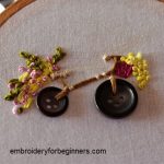 hand embroidered cycle
