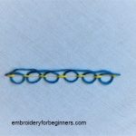 looped running stitch