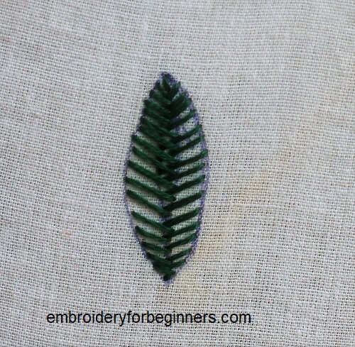 open fishbone stitch