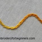 reverse chain stitch