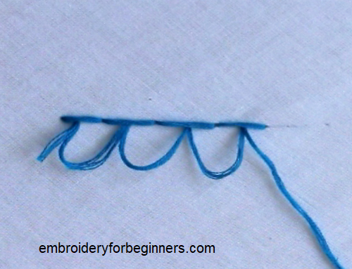 working on the turkish rug knot