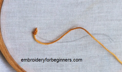 continuing with the next stitch