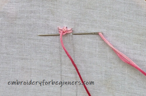 continuing the vandyke stitch