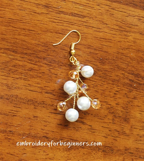 adding the earring hook