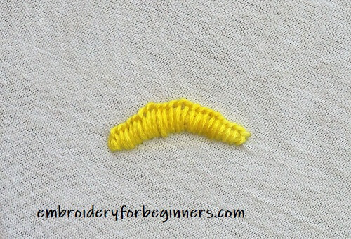 blanket scallop stitch