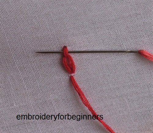 3. working on the second lazy daisy