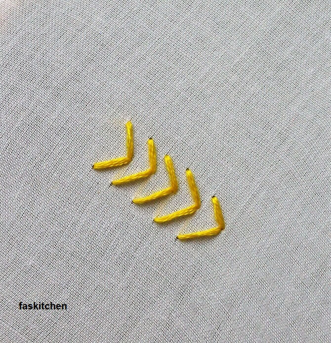 arrow head stitch