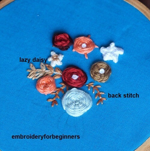 back stitches