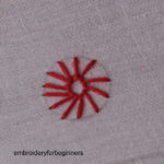sun wheel stitch
