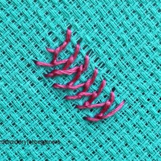 knotted cretan stitch