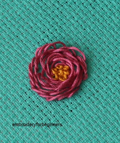 looped blanket stitch